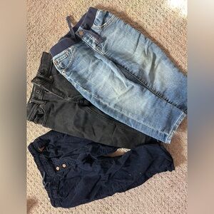 Three pairs of pants; Two GAP and one H&M